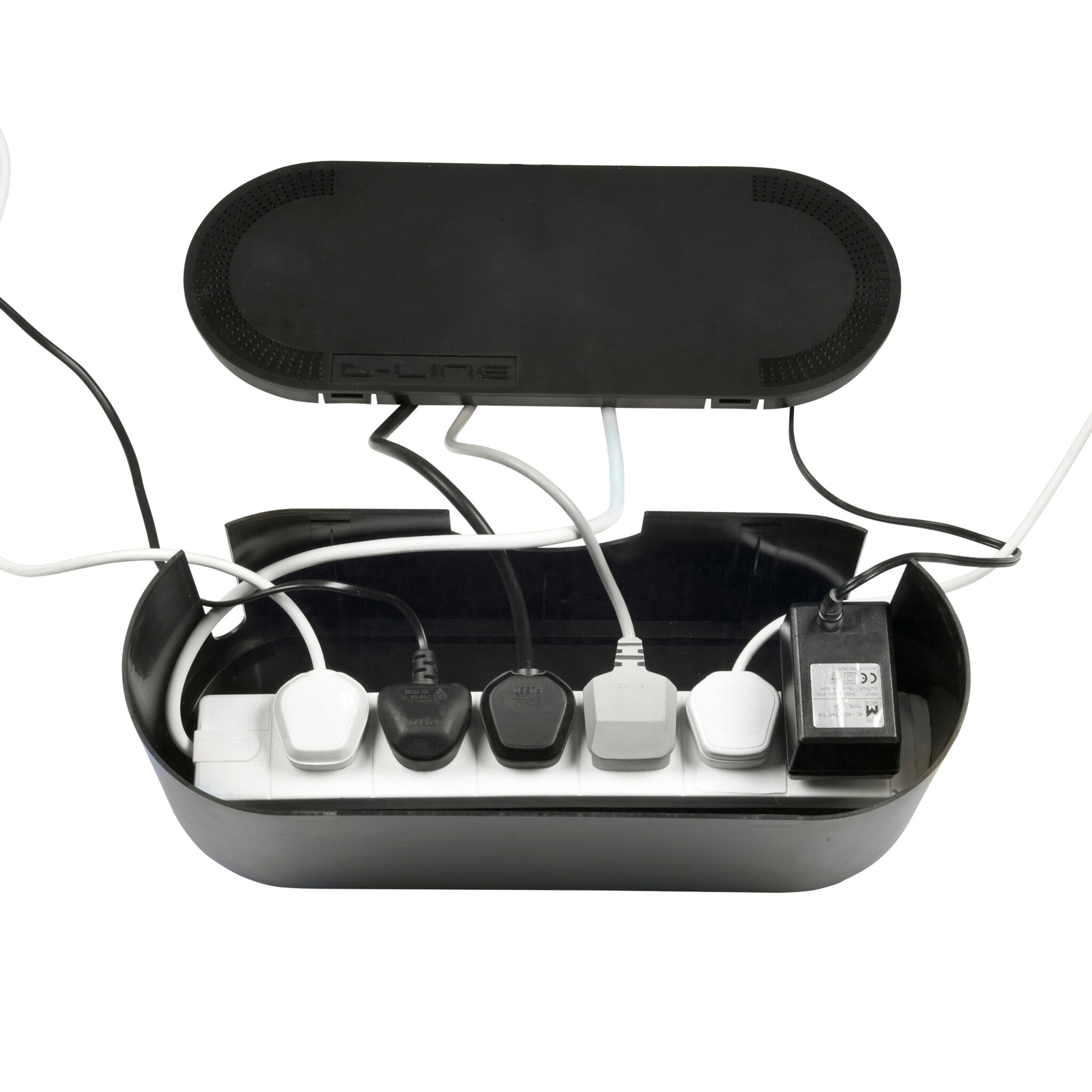 Cable tidy Unit large black The Man Alive